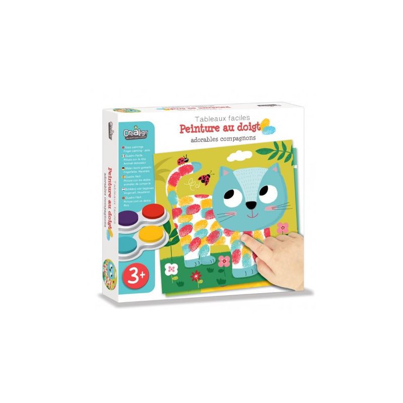 Peinture à doigt Adorables Compagnons