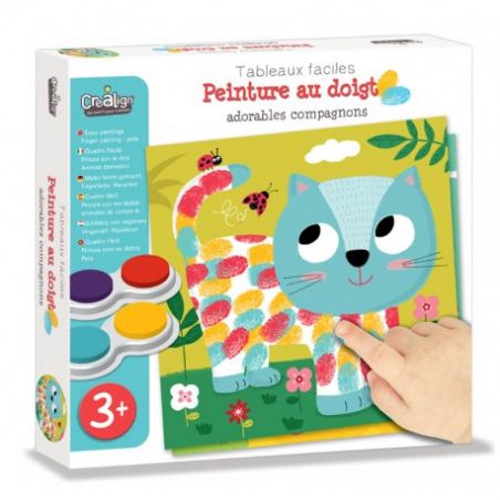 Peinture à doigt Adorables Compagnons
