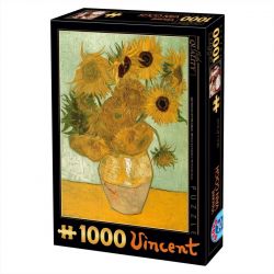 Puzzle 1000p Van Gogh - Tournesols - d-toys