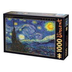 Puzzle 1000p Van Gogh - Nuit Etoilée - d-toys