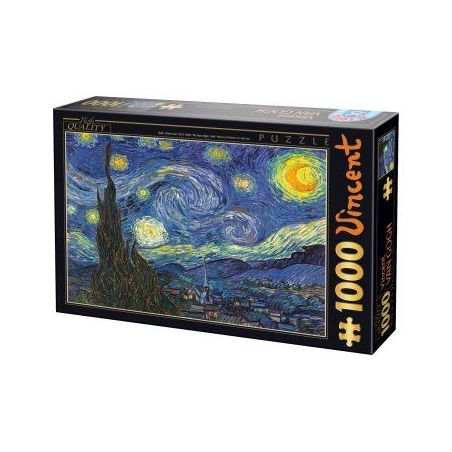 Puzzle 1000p Van Gogh - Nuit Etoilée - d-toys