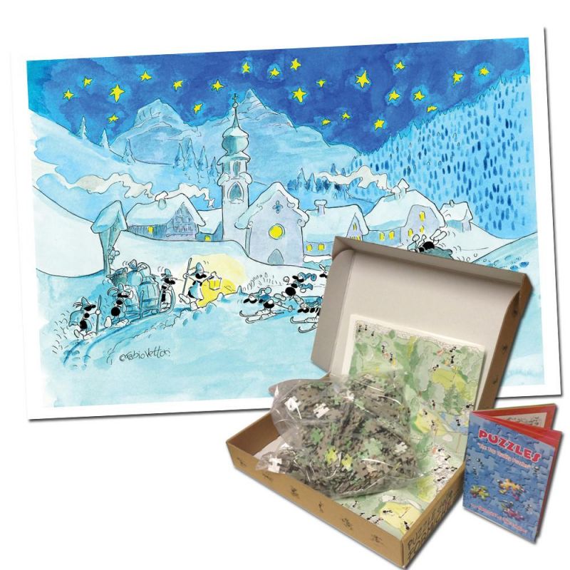 Puzzle 540p Fourmis - Neige