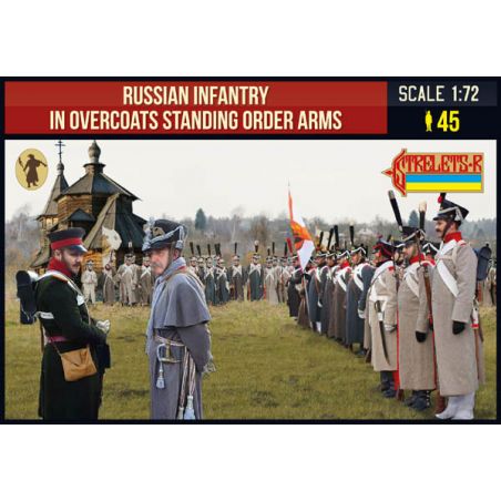 Russian Infantry in Overcoats Order Arms