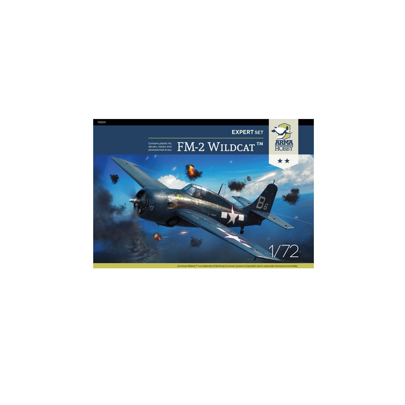 FM-2 Wildcat Expert Set 1/72 - Arma Hobby