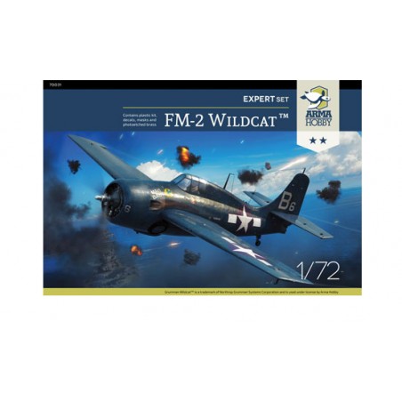 FM-2 Wildcat Expert Set 1/72 - Arma Hobby