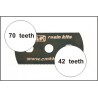 Lames de scie 42 dents et 70 dents (5pcs) - CMK