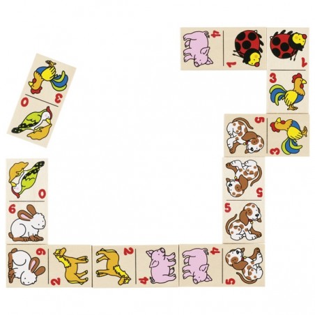 Jeu de dominos des animaux