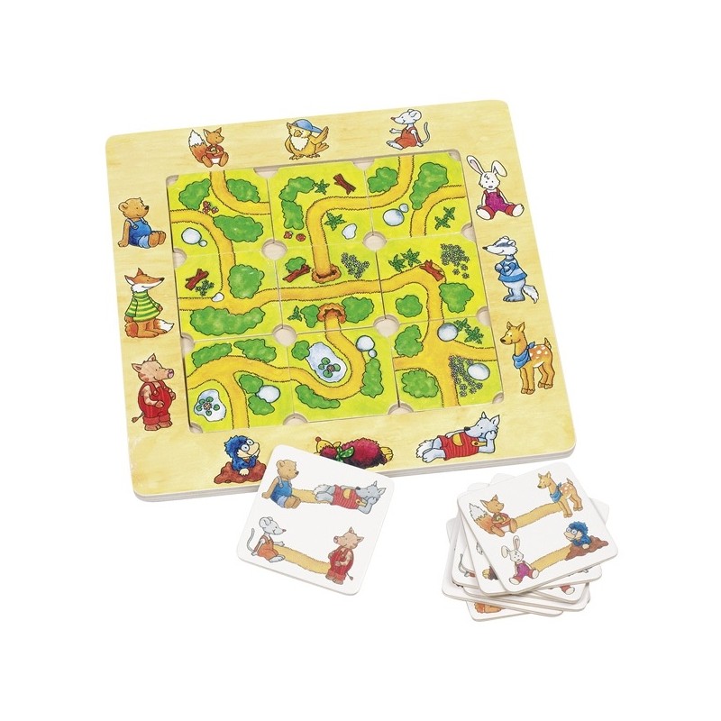 Jeu de puzzle, trouve le chemin