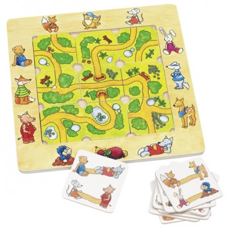 Jeu de puzzle, trouve le chemin