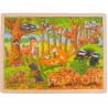 Puzzle Bébés animaux dans la forêt 48p