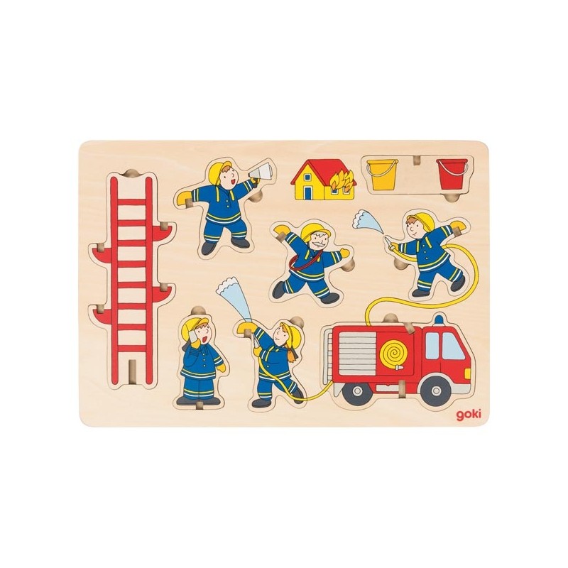 Puzzle à empiler pompiers