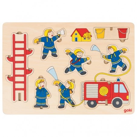 Puzzle à empiler pompiers