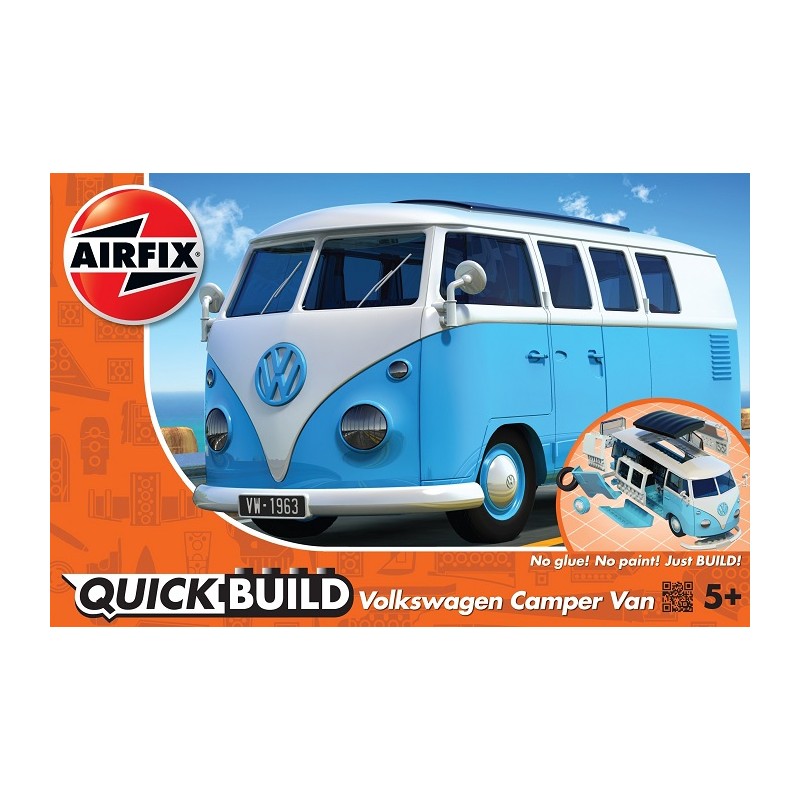 QUICK BUILD VW Camper Van blue