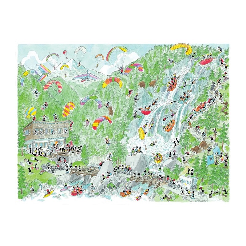 Puzzle 1080p Fourmis - Cascade - Akena