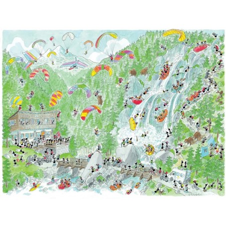 Puzzle 1080p Fourmis - Cascade - Akena