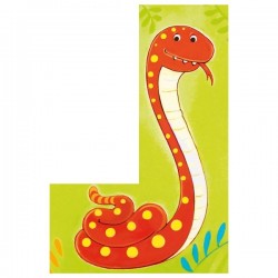 Puzzle de cubes, animaux sauvages