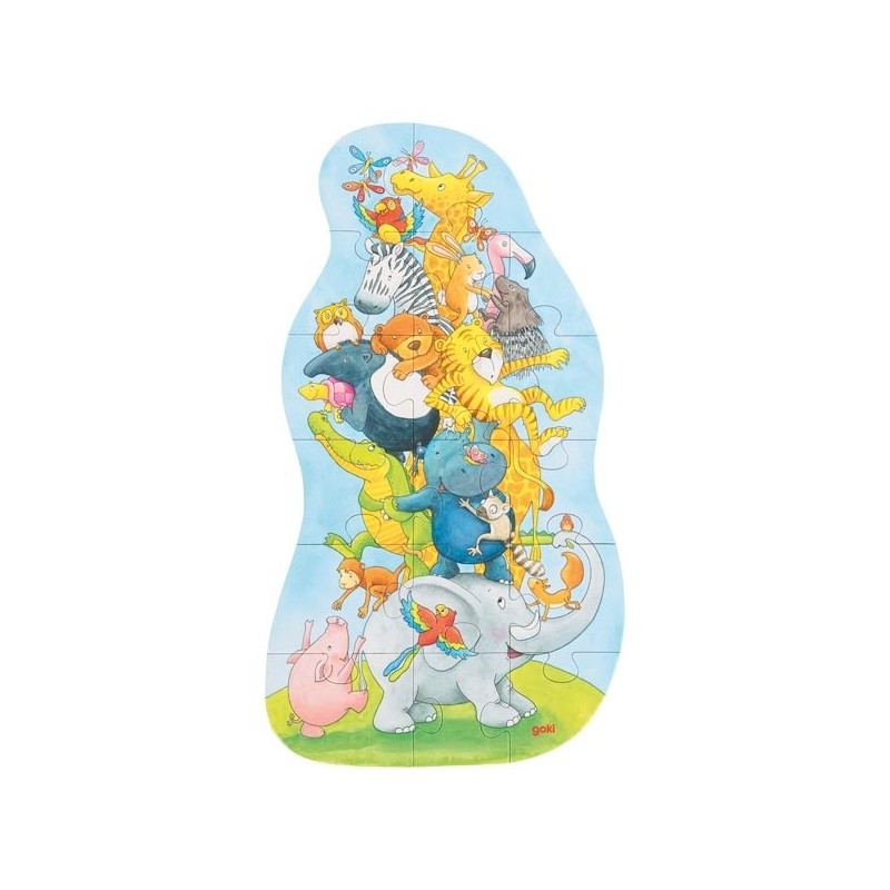 Puzzle XXL, la pyramide des animaux