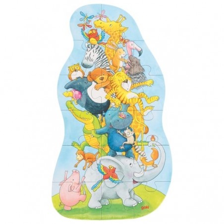 Puzzle XXL, la pyramide des animaux