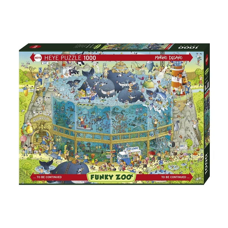 Puzzle 1000p Zoo Habitat Océanique - Heye