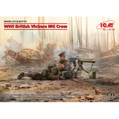 WWI British Vickers MG & Crew 1/35 - ICM