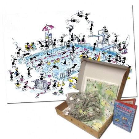 Puzzle 540p Piscine - Akena