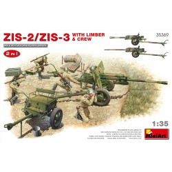 ZIS-2/ZIS-3 With Limber & Crew 1/35 - Miniart