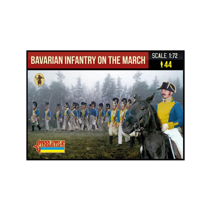 Bavarian Infantry on the March 1/72 - Strelets