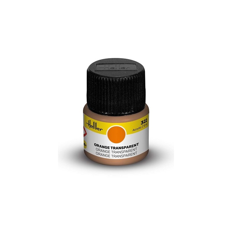 322 orange transparent 12ml