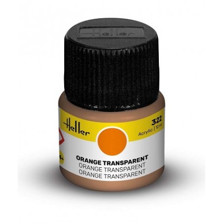 322 orange transparent 12ml