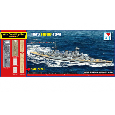 Top Grade HMS HOOD 1941 1/700 - I Love Kit