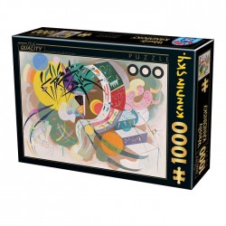 Puzzle 1000p Kandinsky - Dominant Curve - Dtoys