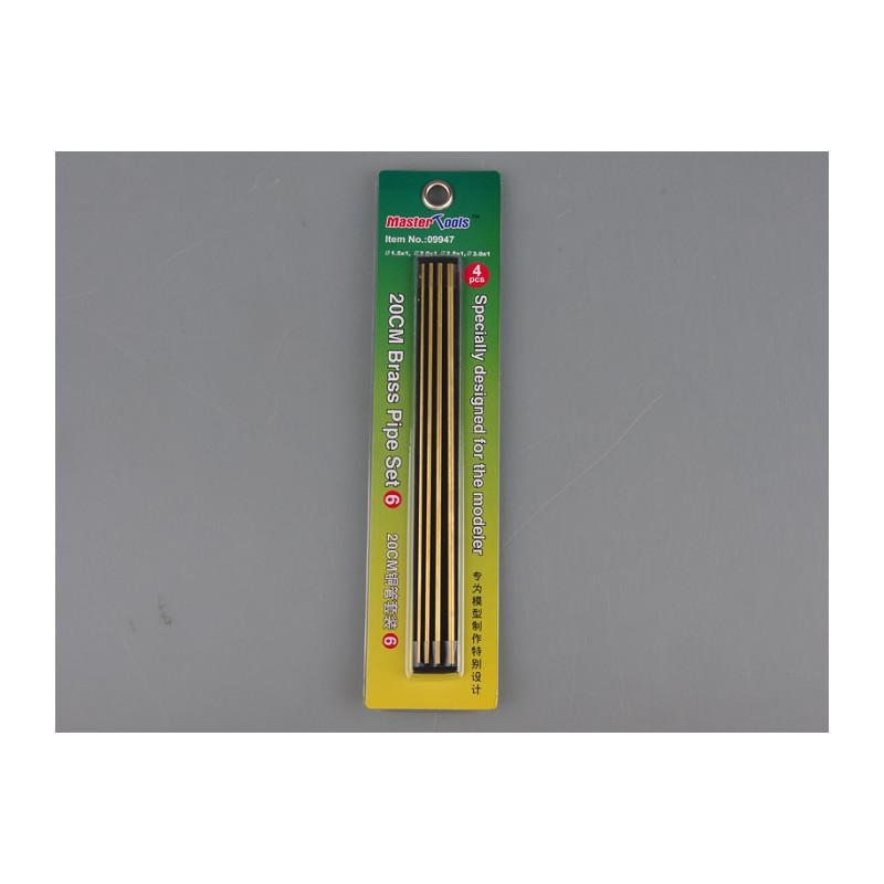 Tubes laiton 20 cm set 6