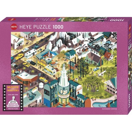 Puzzle 1000p Movie Masters Tarantino - Heye