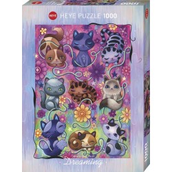 Puzzle 1000p Dreaming Kitty...