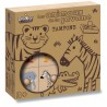 Coffret tampons Etui "Animaux de la Savane" - Crealign