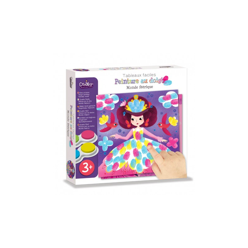 Peinture à doigt monde féérique - Crealign