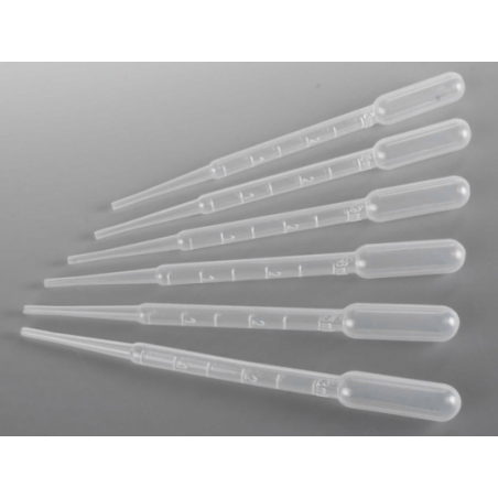 Set de 6 pipettes graduées