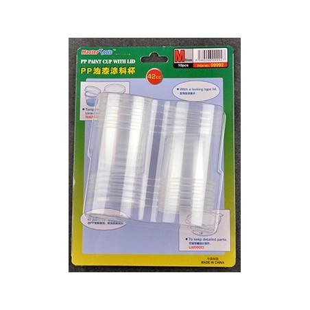 Pot à peinture avec couvercle 42ml (10pcs)