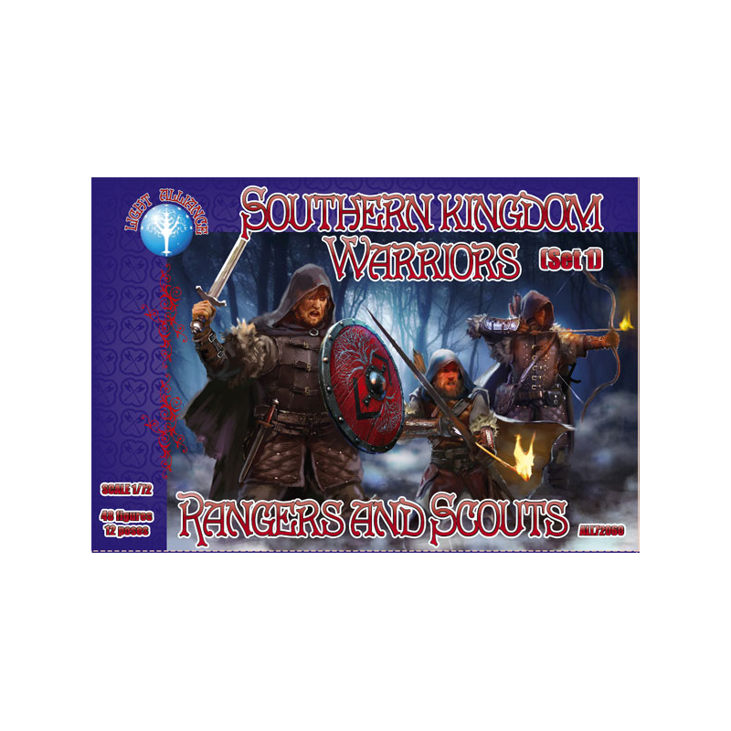 Southern kingdom Warriors Set 1. Rangers and Scouts 1/72 - Dark Alliance
