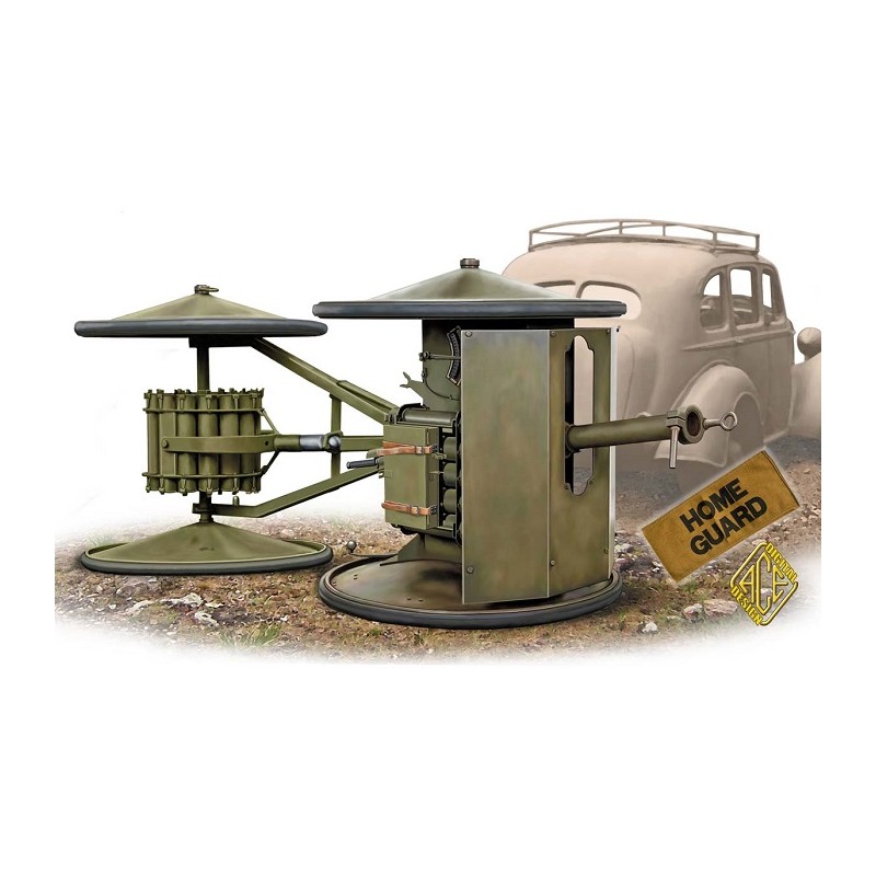 Smith Gun 3 inch Mk I OSB Gun 1/72 - Ace