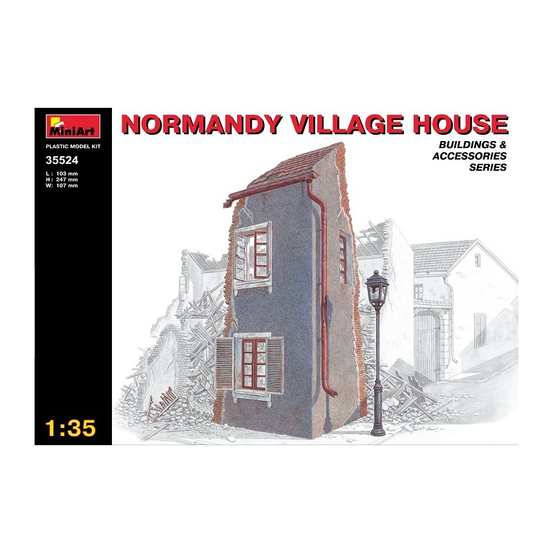 Normandy Village House 1/35 - Mini Art