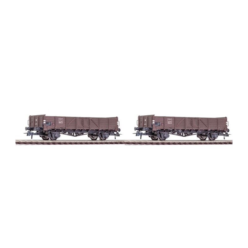 Coffret de 2 wagons tombereaux - SNCF - Ep III - Roco