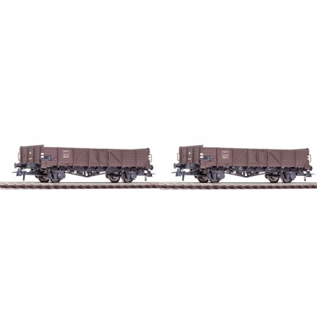 Coffret de 2 wagons tombereaux - SNCF - Ep III - Roco