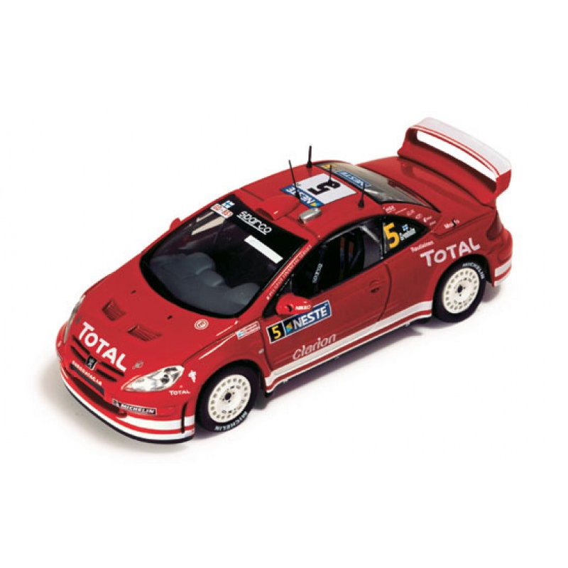 Peugeot 307 WRC M.Gronholm - T.Rautiainen - Winner Rallye Finlande 2004 1/43 - Ixo