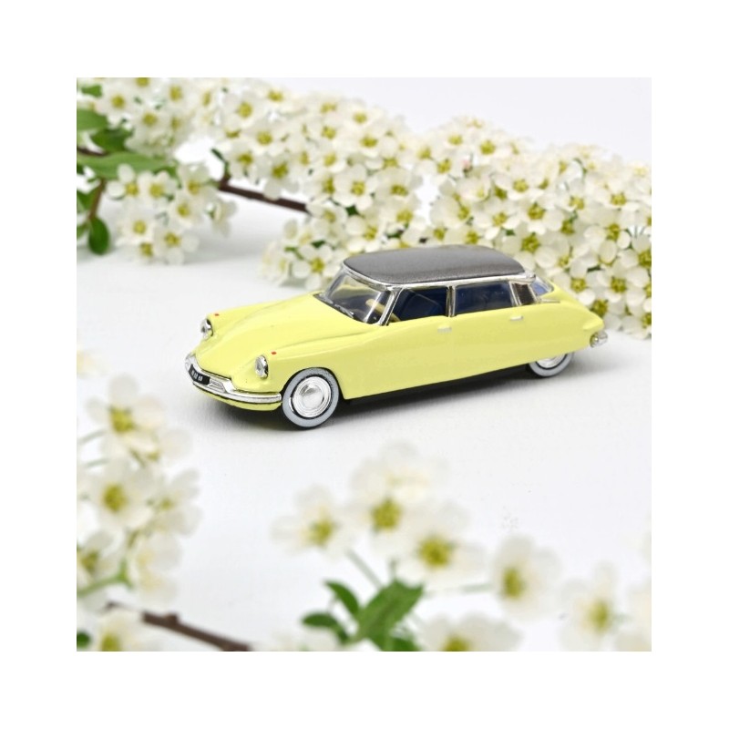 Citroën DS 19 1958 - Jonquille Yellow 1/87 - Norev