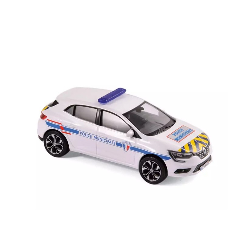 Renault Megane 2016 - "Police Municipale" Yellow & Blue stripping 1/43 - Norev