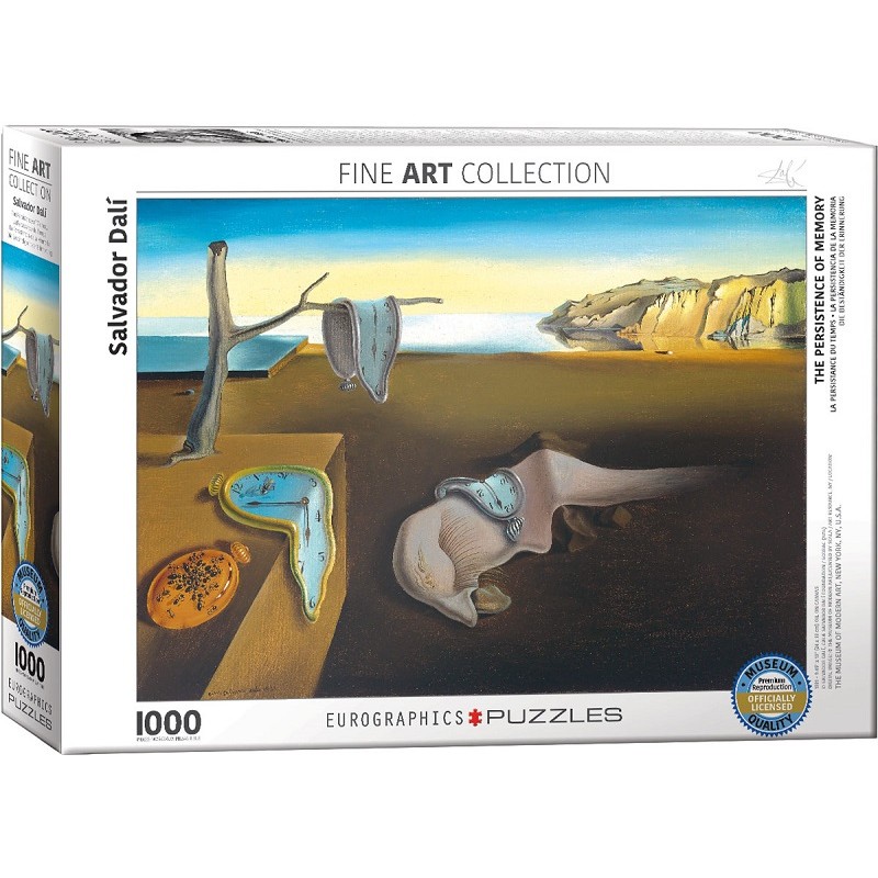 Puzzle 1000p S. Dali - The Persistence of Memory - Eurographics