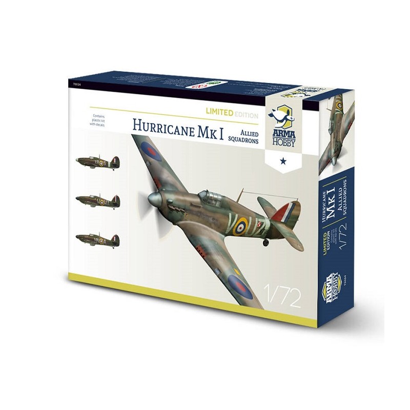 Hurricane Mk I Allied Squadrons Limited Edition! 1/72 - Arma Hobby
