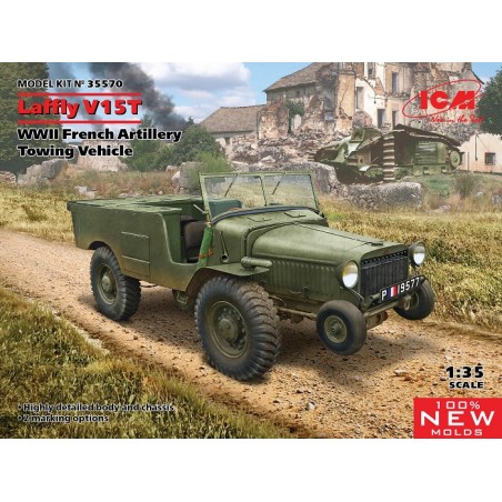 Laffly V15T WWII French Artillery Towing Vehicle 1/35 - ICM