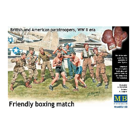 Match de Boxe sur la base Aérienne 1/35 - MasterBox